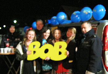 Das BOB-Team der Polizei mit einigen "jungen BOB-Damen"