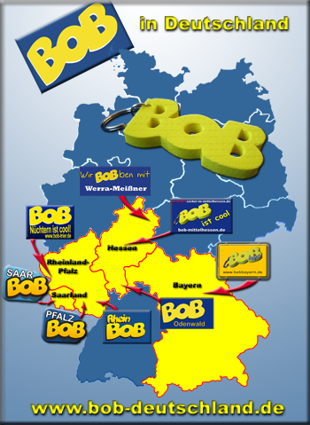 Die Deutschlandkarte 2015 mit der Verlinkung der einzelnen BOB-Initiativen