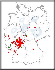 Die wkw-Mitglieder-Karte von Deutschland (Quelle: wer-kennt-wen.de"