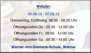 Berufsbildungsmesse in der Wetzlarer Werner-von-Siemens-Schule
